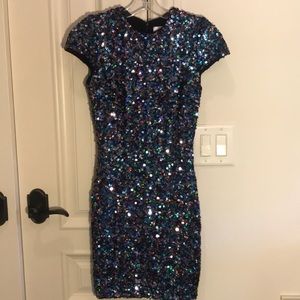 Dress the Population Tabitha Sequined Mini Dress